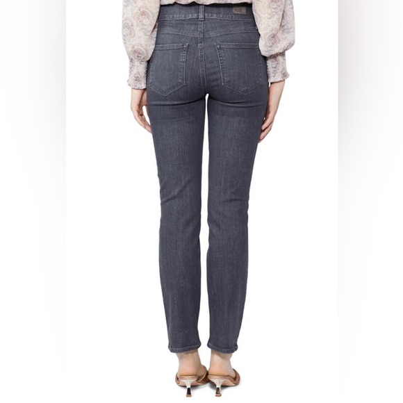 Paige Cindy High Waist straight leg ankle jeans flint grey size 23 - Picture 2 of 7